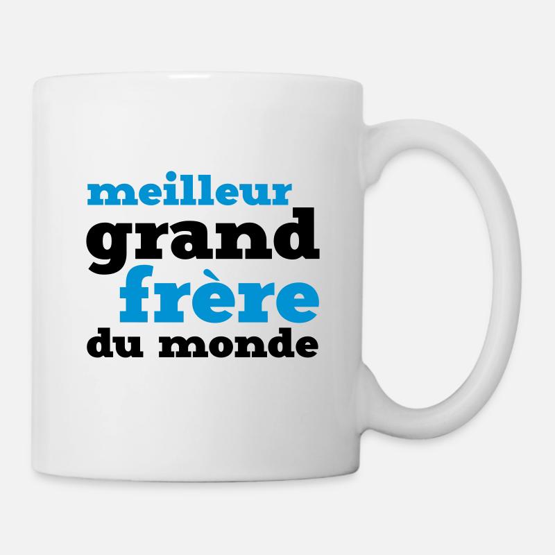 meilleur grand frère du monde - Mug blanc - blanc