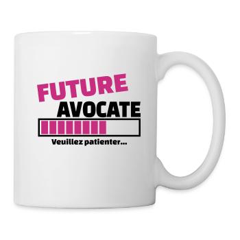 future avocate - Mug blanc - blanc - Droite