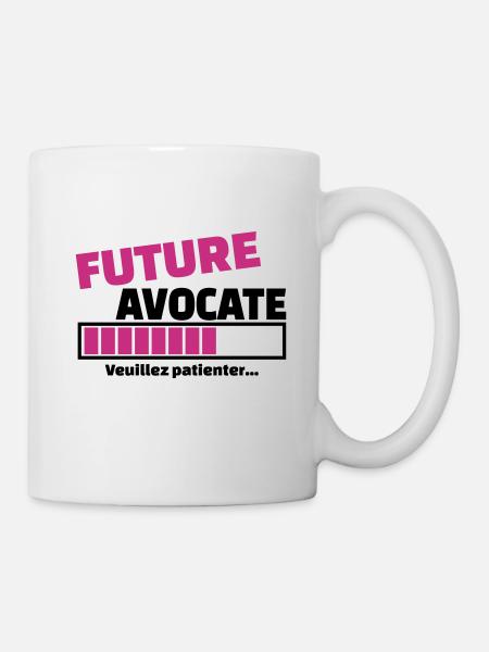 future avocate - Mug blanc - blanc