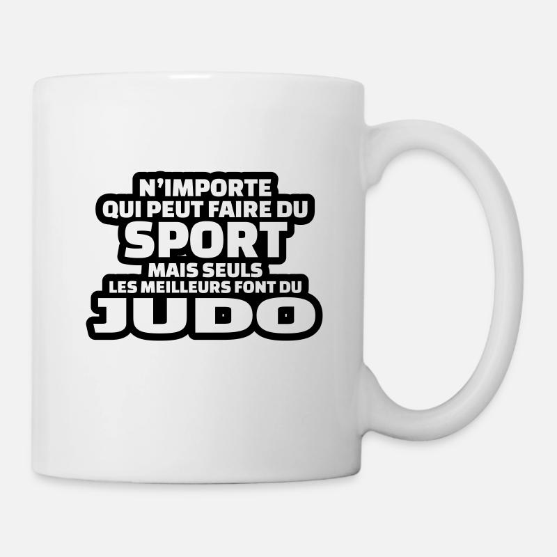 seuls les meilleurs font du judo - Mug blanc - blanc