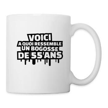 voici à quoi ressemble un bogosse de 55 ans - Mug blanc - blanc - Droite