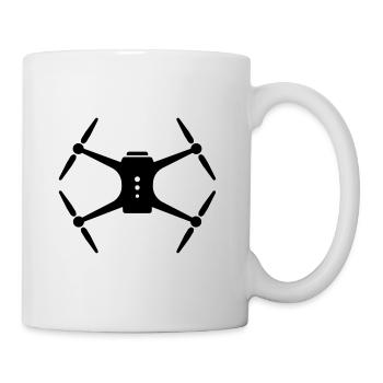 Drohne Quadrokopter Pilot - Tasse - Weiß - Rechts
