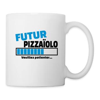 futur pizzaïolo - Mug blanc - blanc - Droite