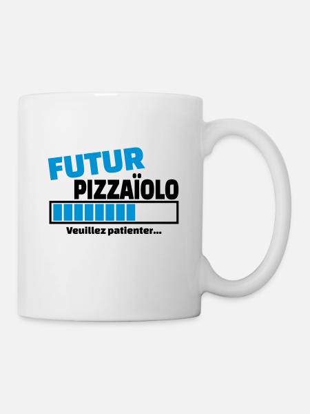 futur pizzaïolo - Mug blanc - blanc
