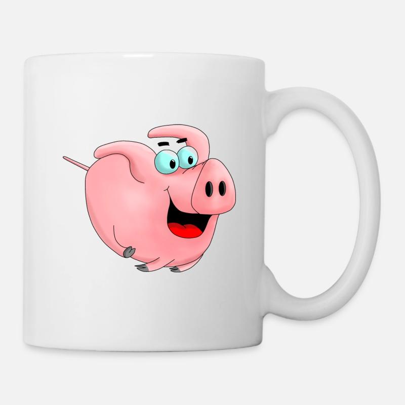 Rennschwein - Tasse - Weiß