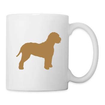Lagotto Romagnolo - Tasse - Weiß - Rechts