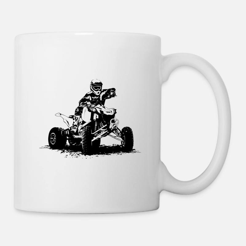 Quad Racing - ATV Racer - Tasse - Weiß