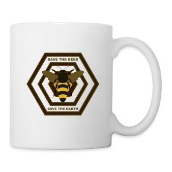 save the bees 6 by Miria - Tasse - Weiß - Rechts