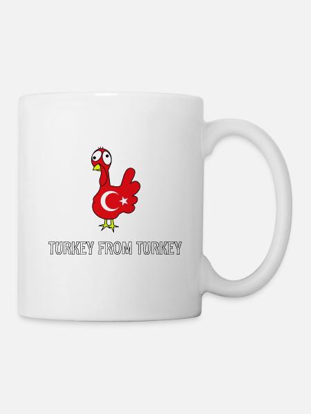 Turkey From Turkey Truthahn Türkei Türkisch Lustig - Tasse - Weiß