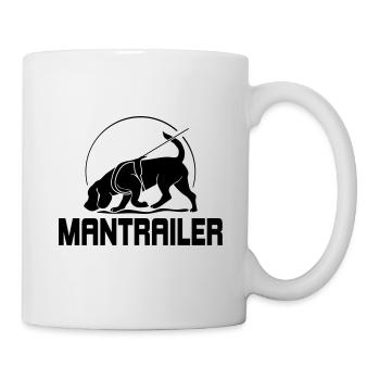 MANTRAILER Hundesport Suchhunde Hunde Hund - Tasse - Weiß - Rechts