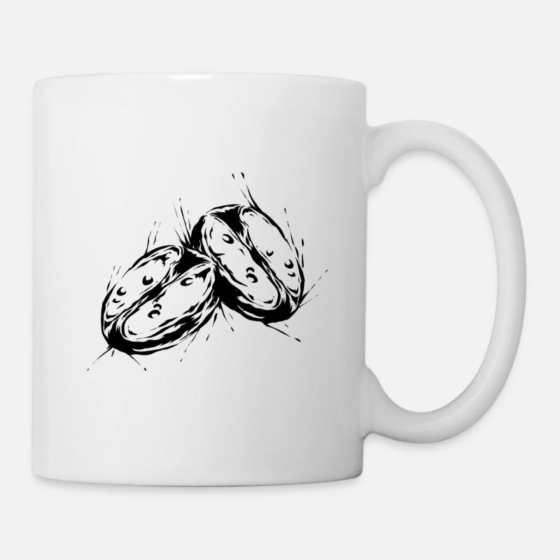 Grain de café - Mug blanc - blanc