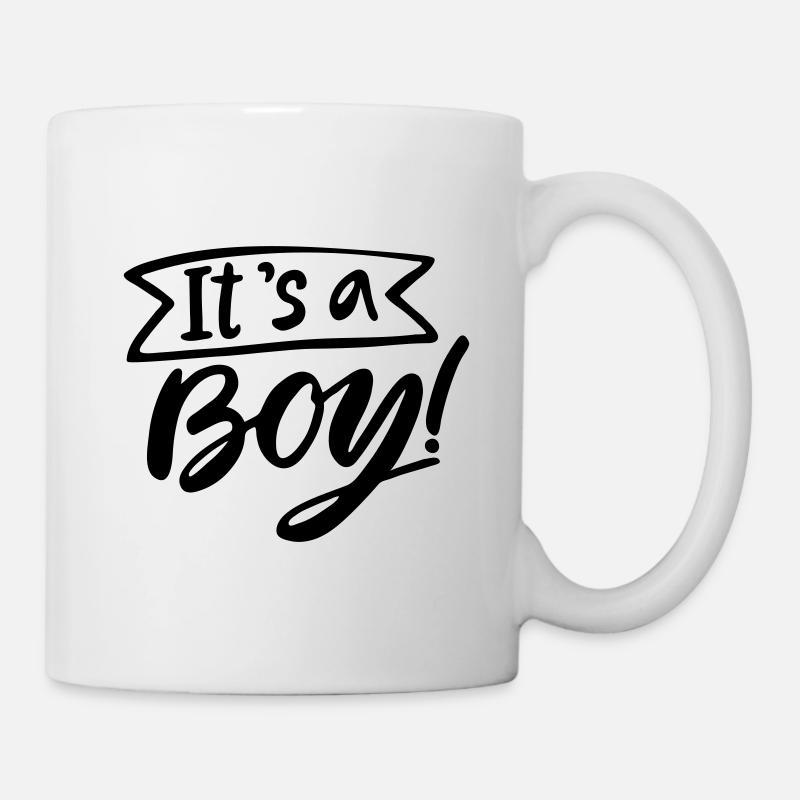 its a Boy is a Boy Pregnancy Pregnant - Mug - white