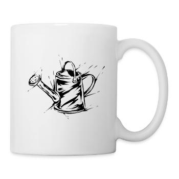 Watering can garden - Mug - white - Right