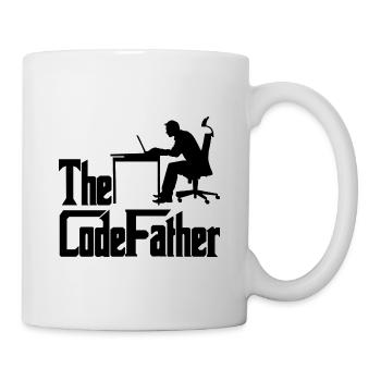 The Codefather Programmer Coder Developer Software - Tasse - Weiß - Rechts