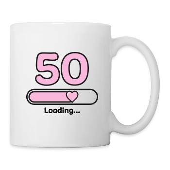 50 Jahre - Tasse - Weiß - Rechts