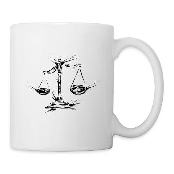 Justice Lawyer Libra - Mug - white - Right
