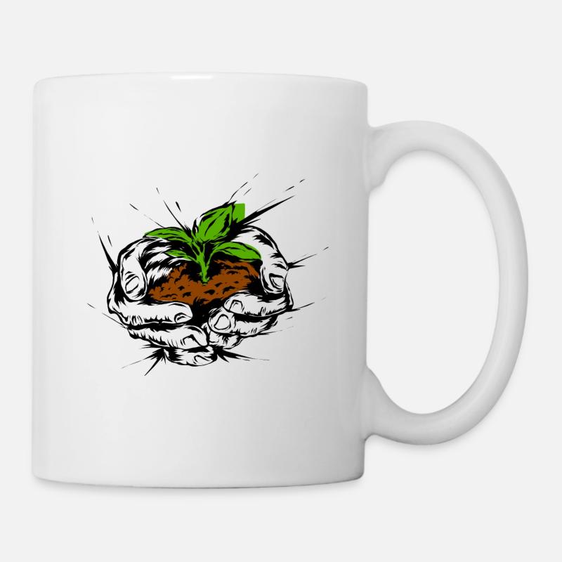 Umweltschutz Leben - Tasse - Weiß