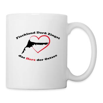 Herz der Ostsee - Tasse - Weiß - Rechts