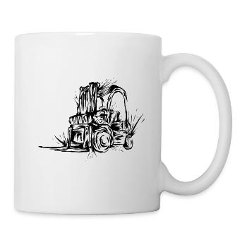 Gabelstapler - Tasse - Weiß - Rechts