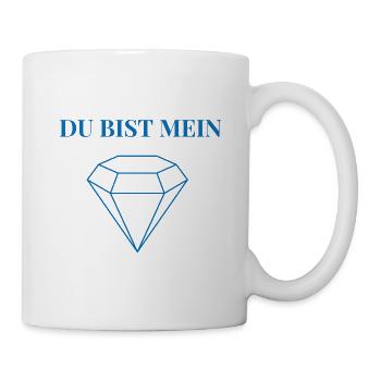 Du bist mein Diamant - Tasse - Weiß - Rechts