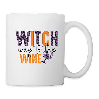 Witch Way To The Wine - Mug - white - Right
