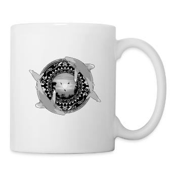 Oceanic whitetip sharks Hawaiian Polynesian - Mug - white - Right