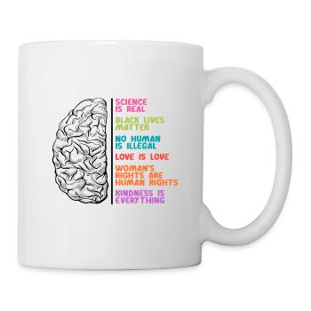 Science Vie humaine Amour Femmes Droits - Mug blanc - blanc - Droite