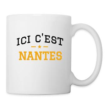 Ici c'est Nantes - Mug blanc - blanc - Droite