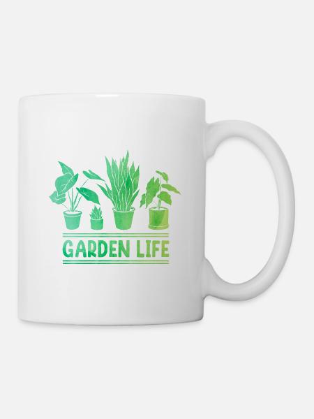 Garden Life Gardener Horticulturist Gardening Land - Tasse - Weiß