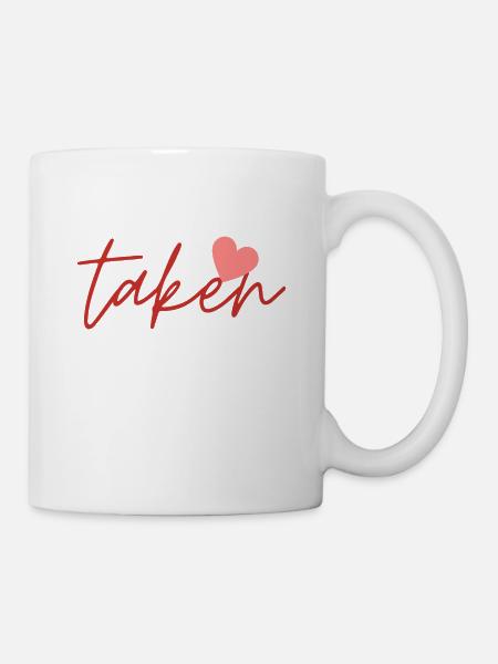 Heart Taken - Mug - white