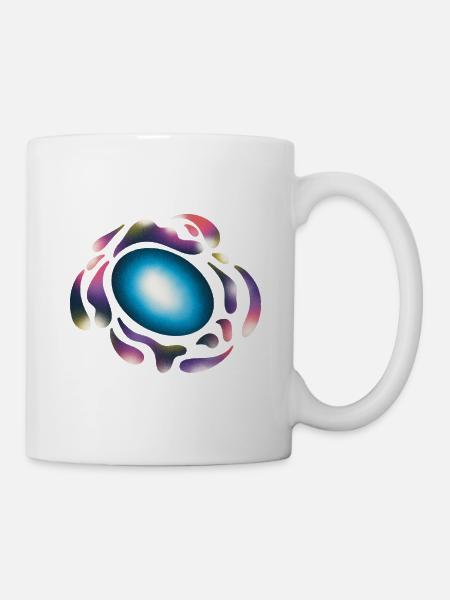 Galaxie Design - Tasse - Weiß