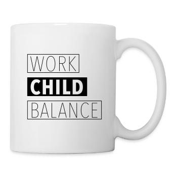 Conciliation travail-enfant | La vie quotidienne avec les enfants - Mug blanc - blanc - Droite