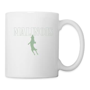 Berger Belge Vert - Mug blanc - blanc - Droite