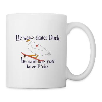 Sk8ter Duck! - Tasse - Weiß - Rechts