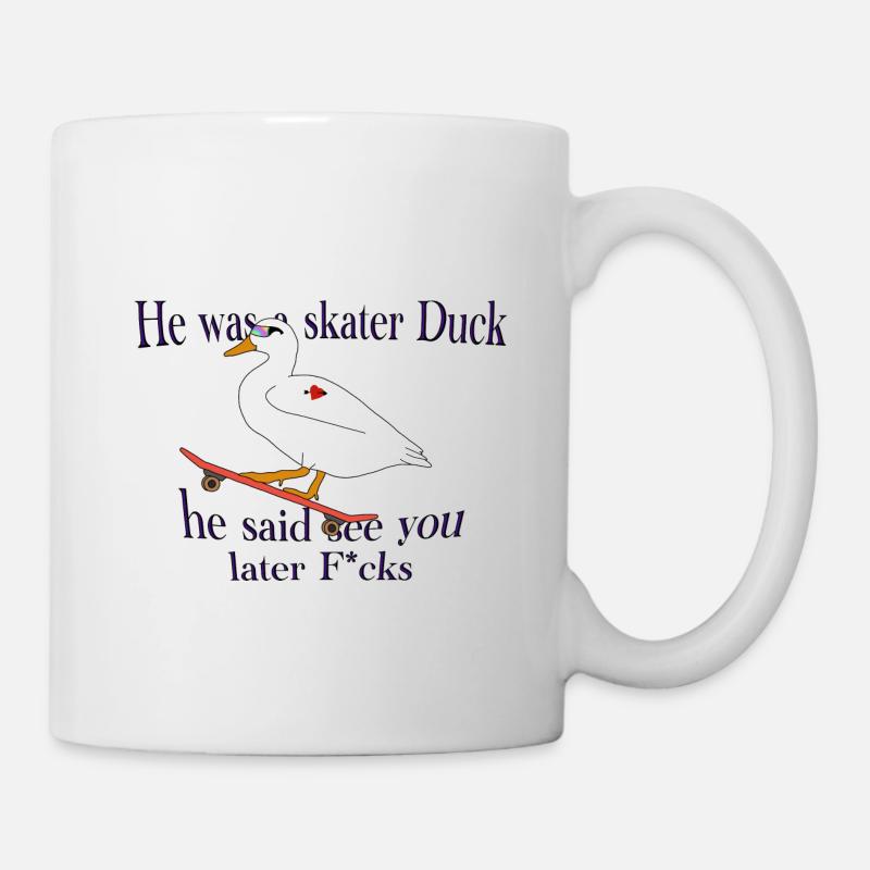 Sk8ter Duck! - Tasse - Weiß