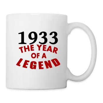 1933 the year of a legend / anniversaire 90 ans - Mug blanc - blanc - Droite