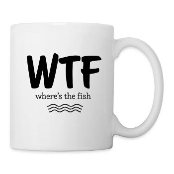 WTF where the fish - Mug - white - Right