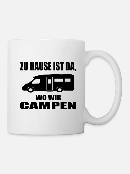 camping - Tasse - Weiß