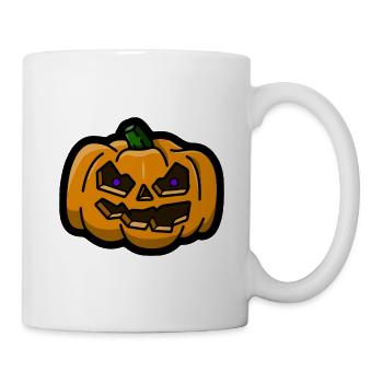 Halloween Pumpkin - Tasse - Weiß - Rechts