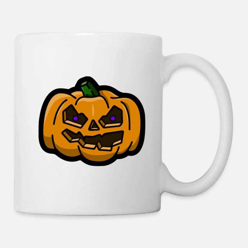 Citrouille d’Halloween - Mug blanc - blanc