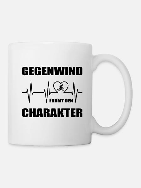 Fahrrad - Tasse - Weiß