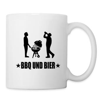 BBQ - Tasse - Weiß - Rechts
