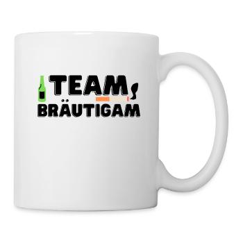 Team Bräutigam Feier Junggesellenabschied - Tasse - Weiß - Rechts