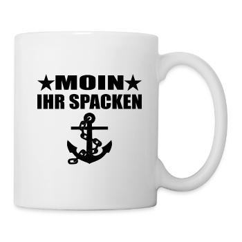 Moin - Tasse - Weiß - Rechts