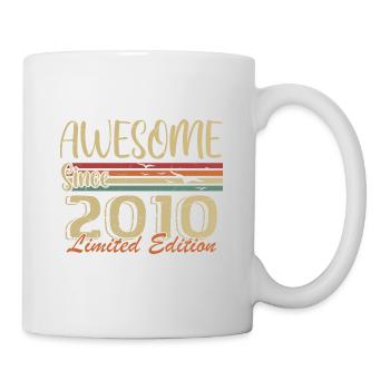 Les légendes sont nées en 2010 Vintage 2010 - Mug blanc - blanc - Droite