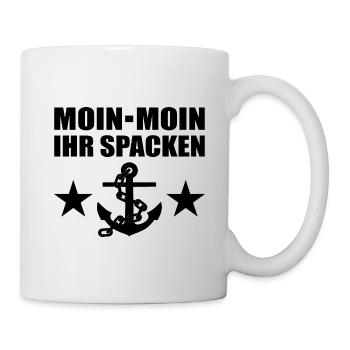Moin - Tasse - Weiß - Rechts