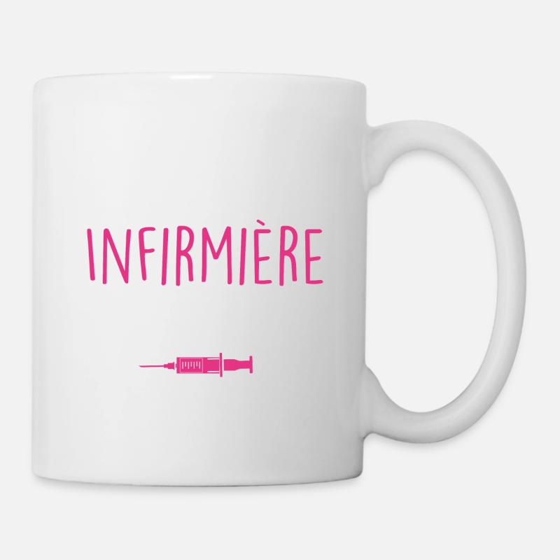 élue meilleure infirmière du monde - Mug blanc - blanc