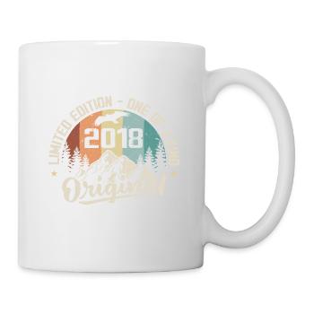 2018 Original Cadeau Anniversaire Vintage 2018 - Mug blanc - blanc - Droite