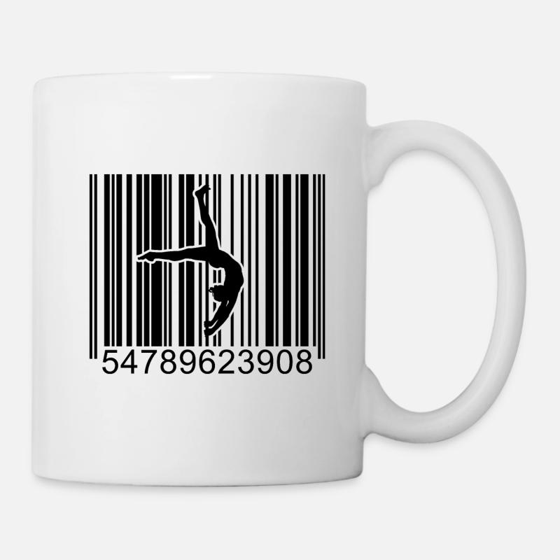 Code-barres Pole Dance - Mug blanc - blanc