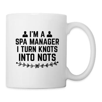 SPA Manager Job Wellness Funny SPA Management Sayi - Mug - white - Right